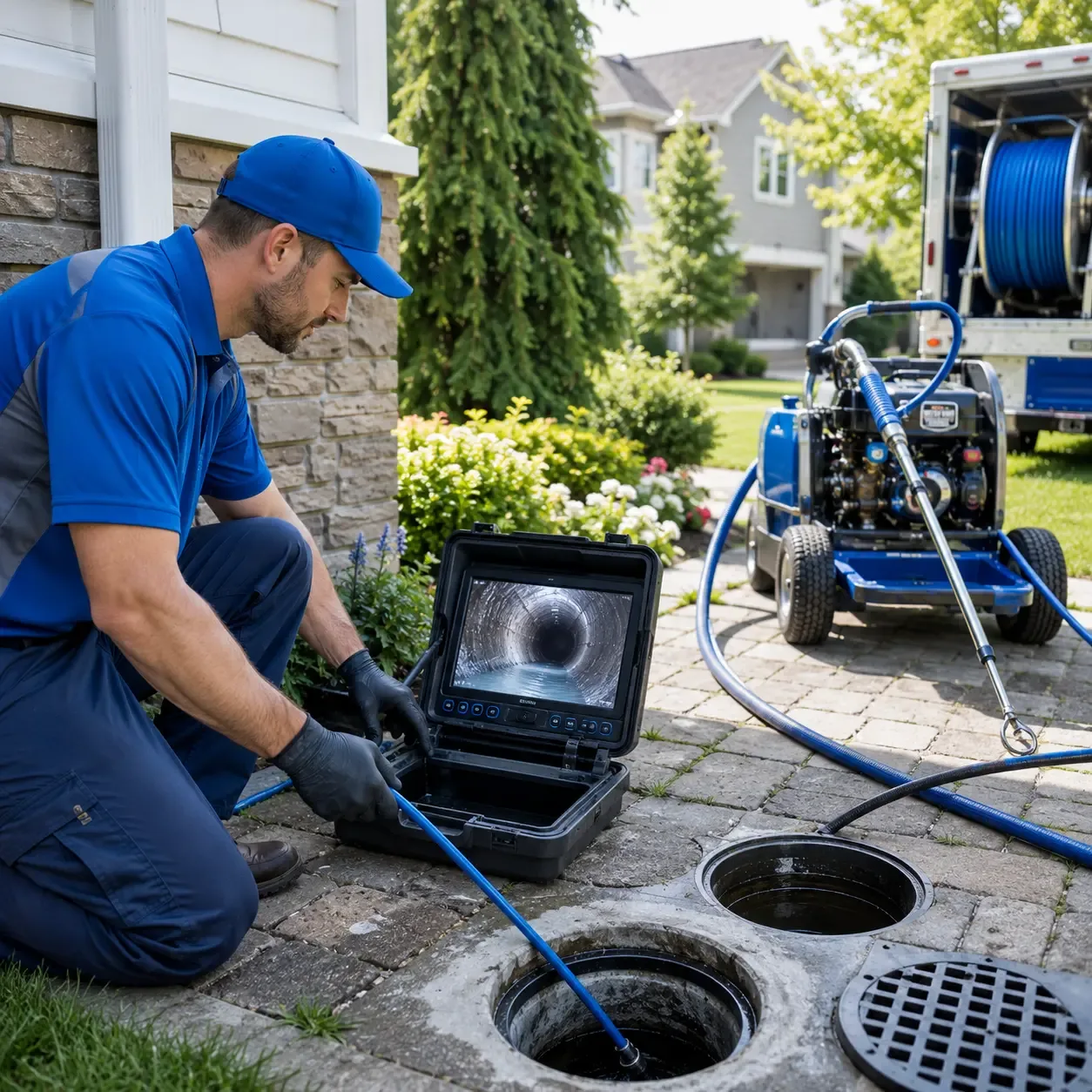 Outdoor drain cleaning professionals serving Blaine, WA